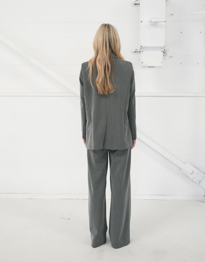 Grey High Waisted - Pantalon