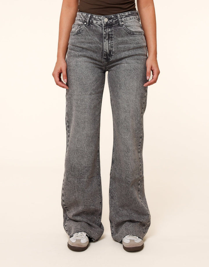Dark Grey Wide Tall - Jeans