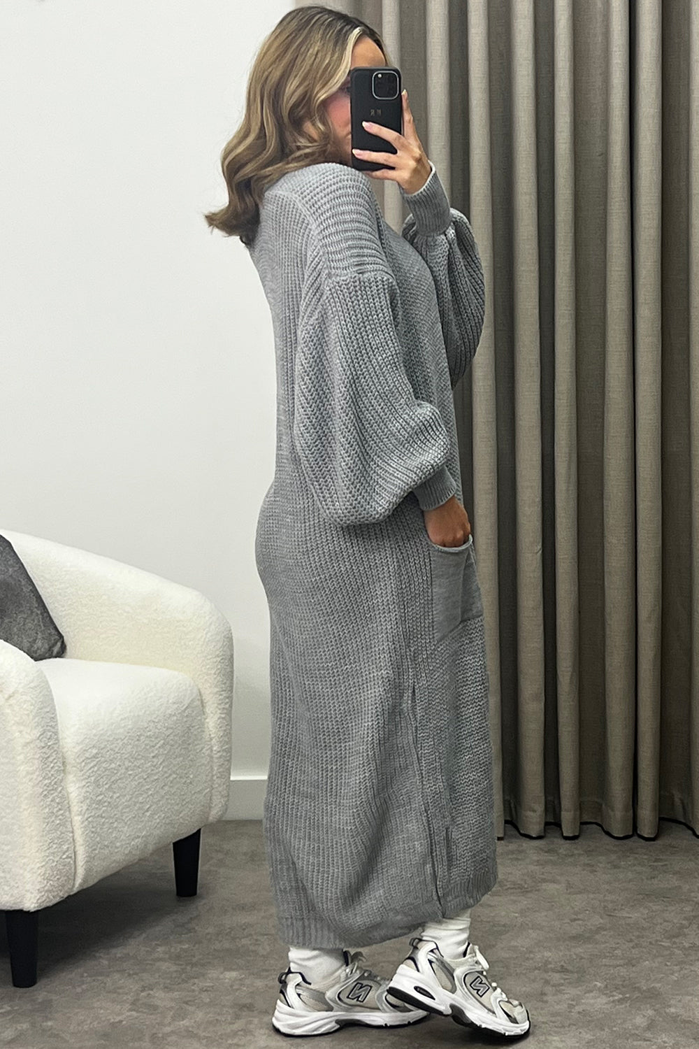 Sundown Slouch Long Knit Cardigan