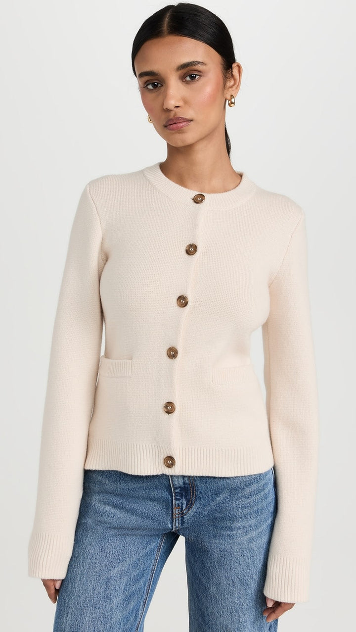 Rue Crest Button Knit Cardigan