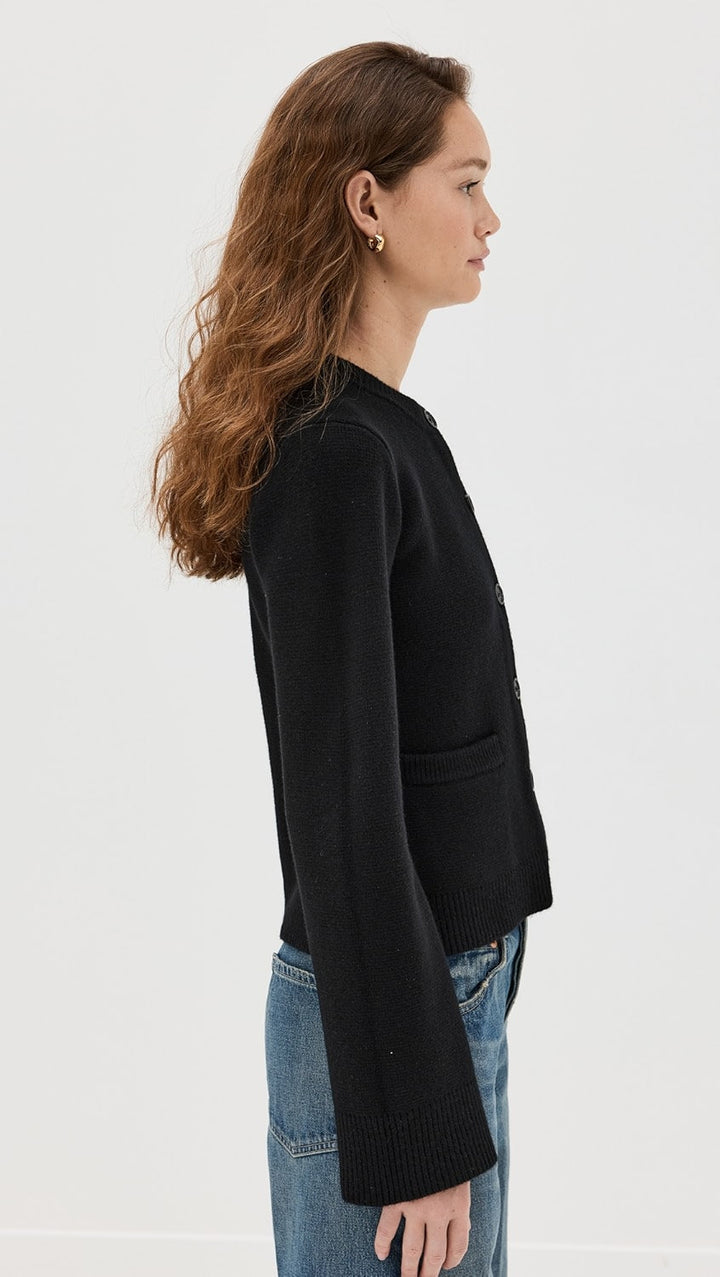 Rue Crest Button Knit Cardigan