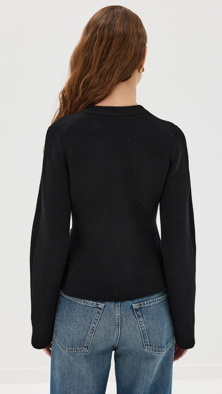Rue Crest Button Knit Cardigan
