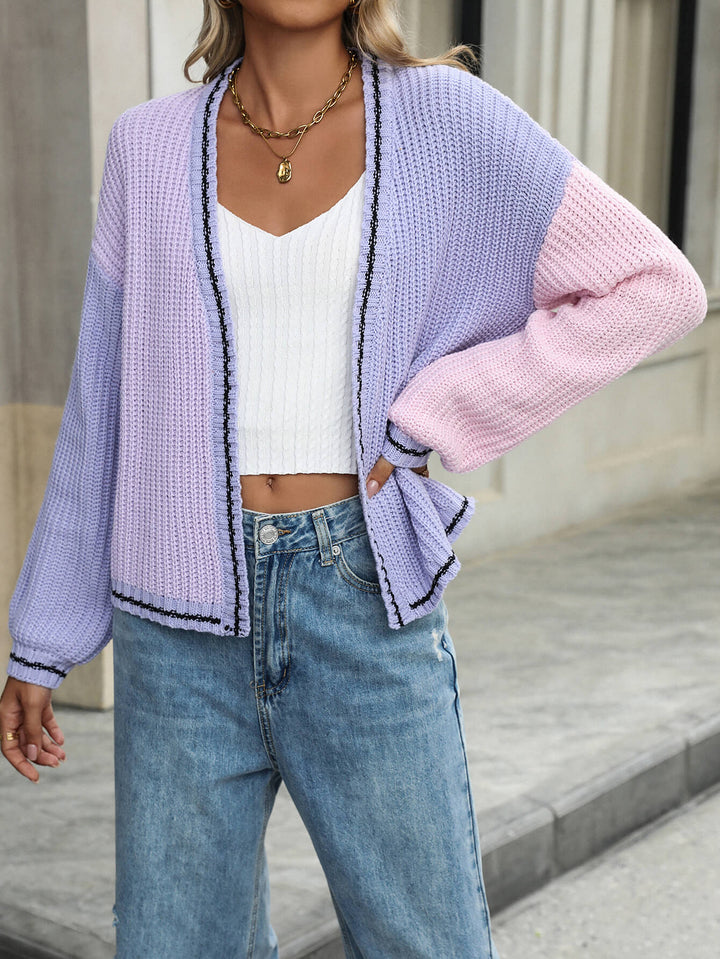 Sweet Reverie Colourblock Cardigan