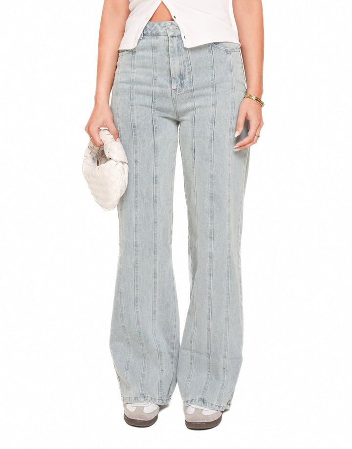 Light Blue Continuous Seams - Jeans