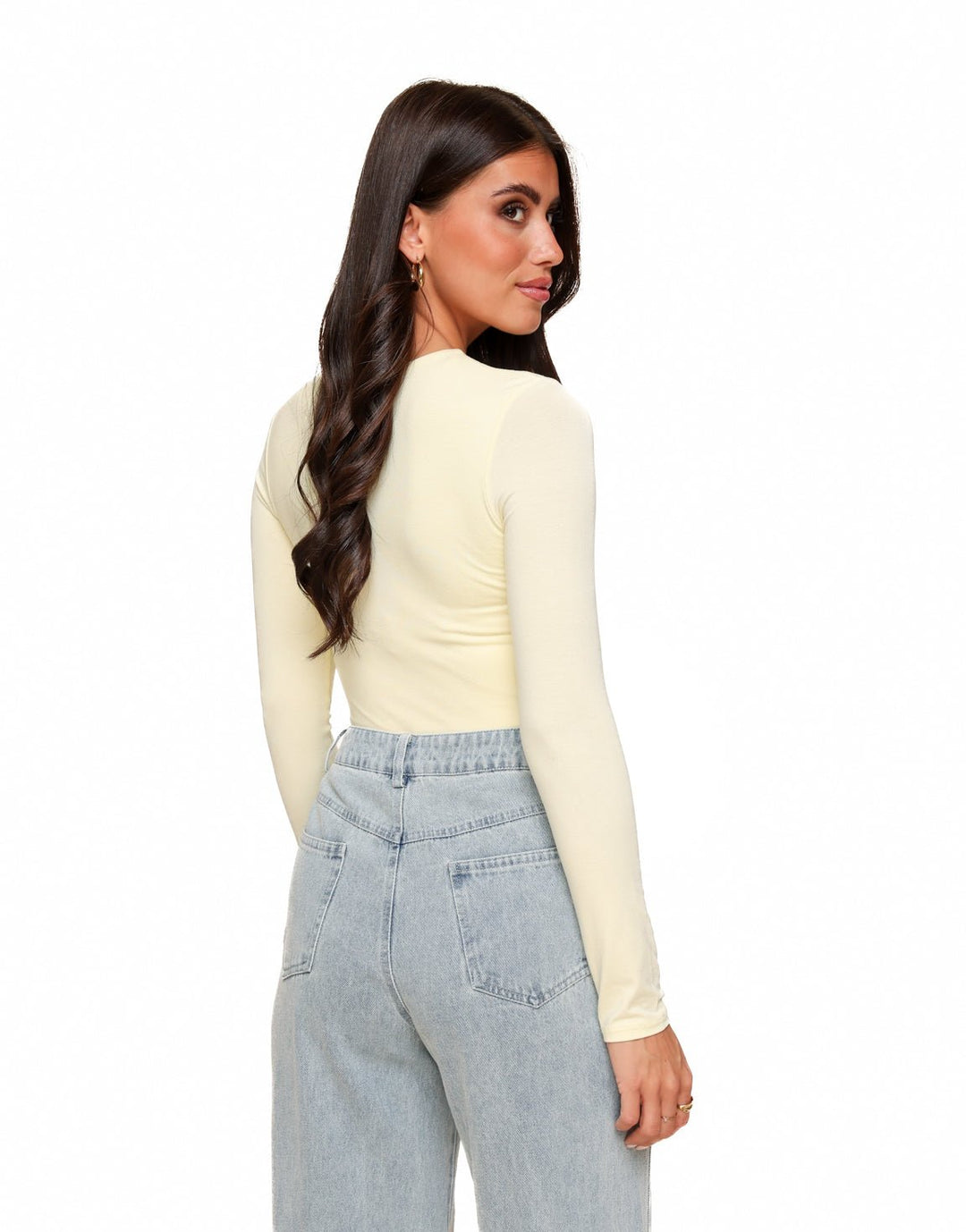 Light Yellow Basic LS - Top