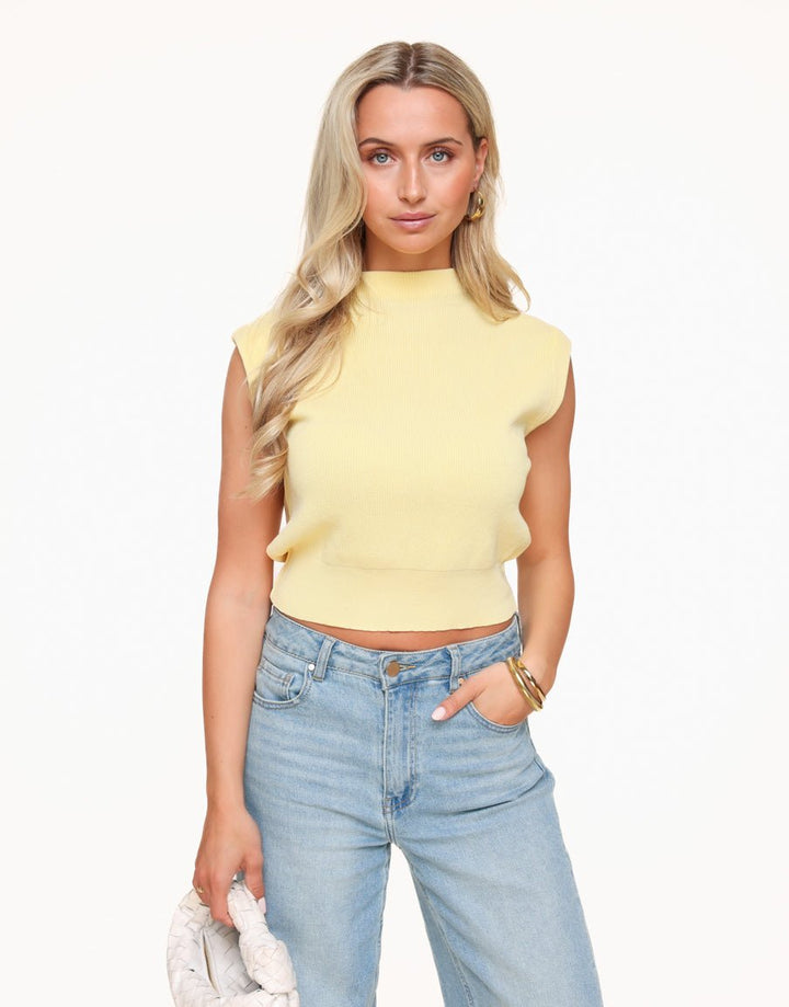 Light Yellow Spencer - Top