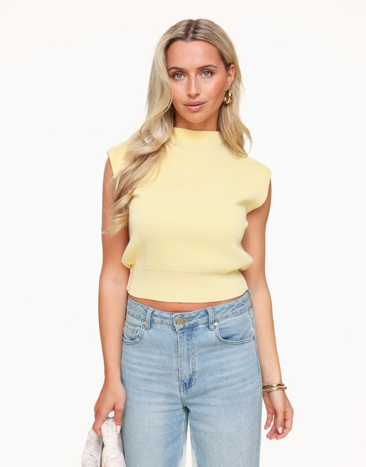 Light Yellow Spencer - Top