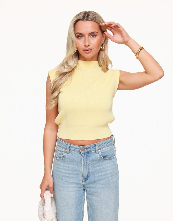 Light Yellow Spencer - Top