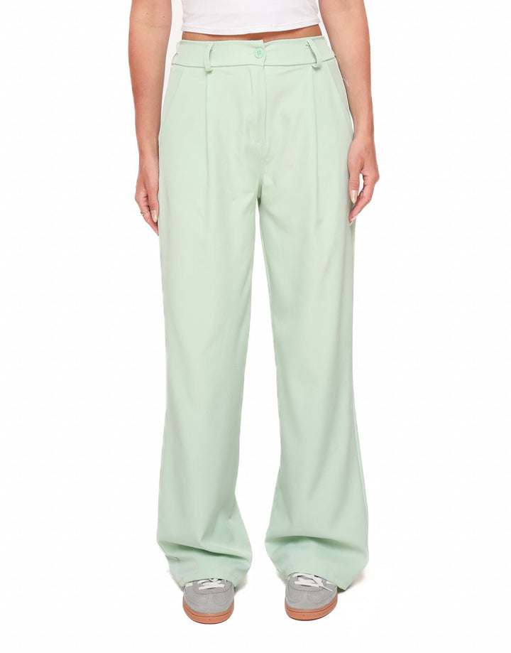 Mint Green Modern Elastic Band - Trousers