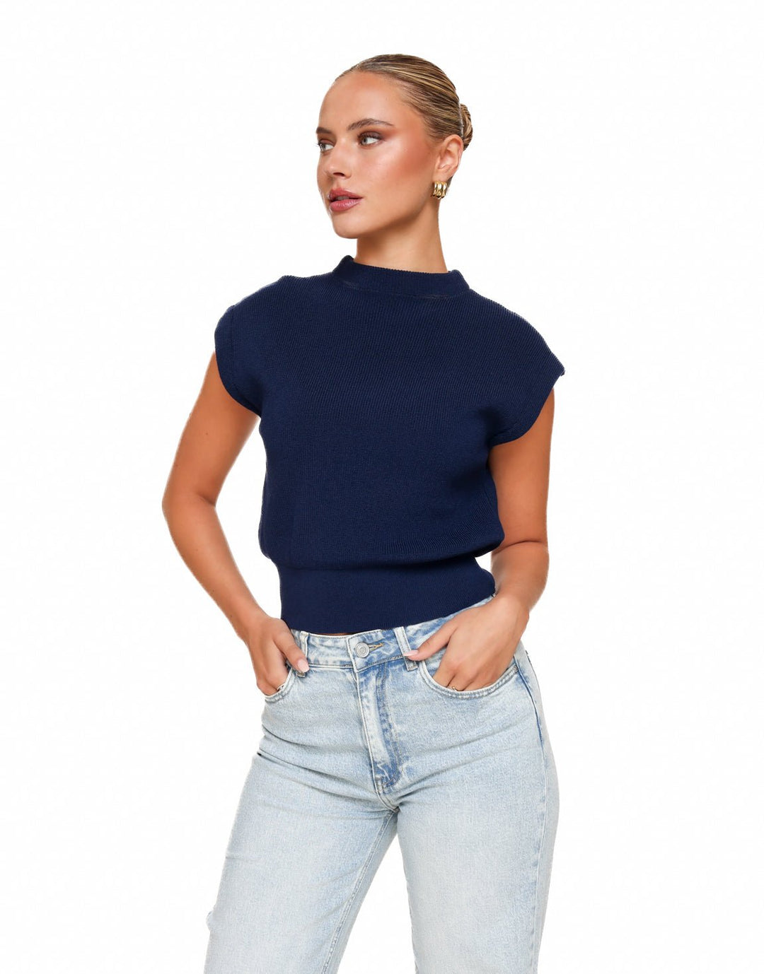 Navy Spencer - Top