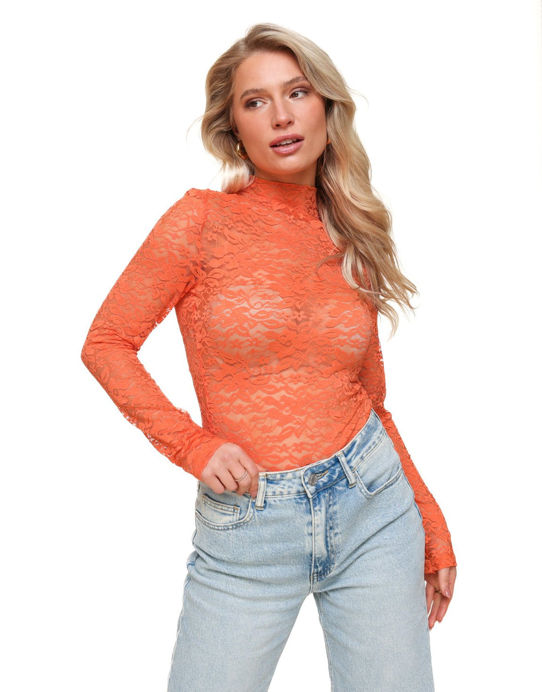 Orange Lace LS - Body