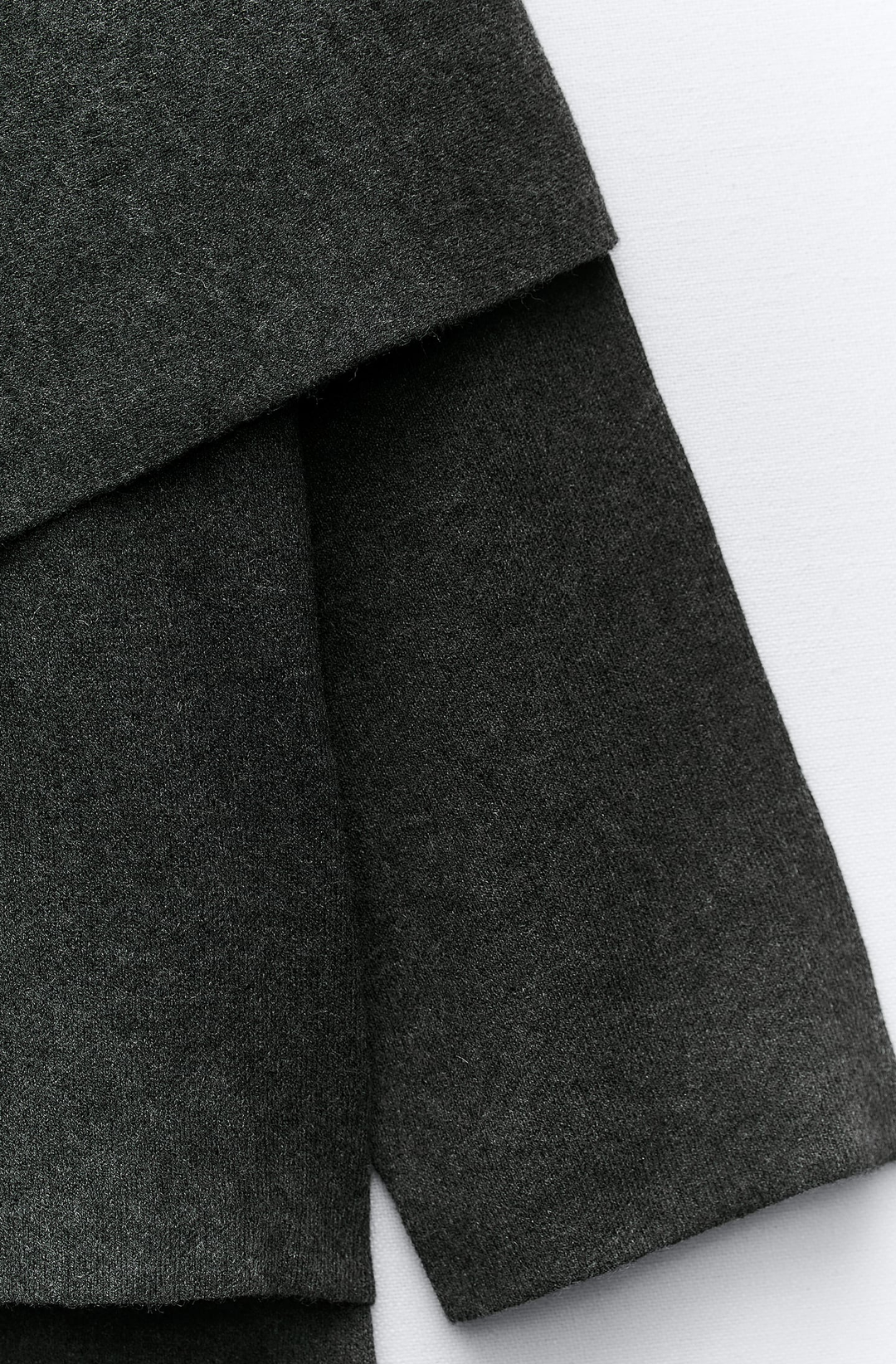 Midnight Drape Wool Cape Jacket
