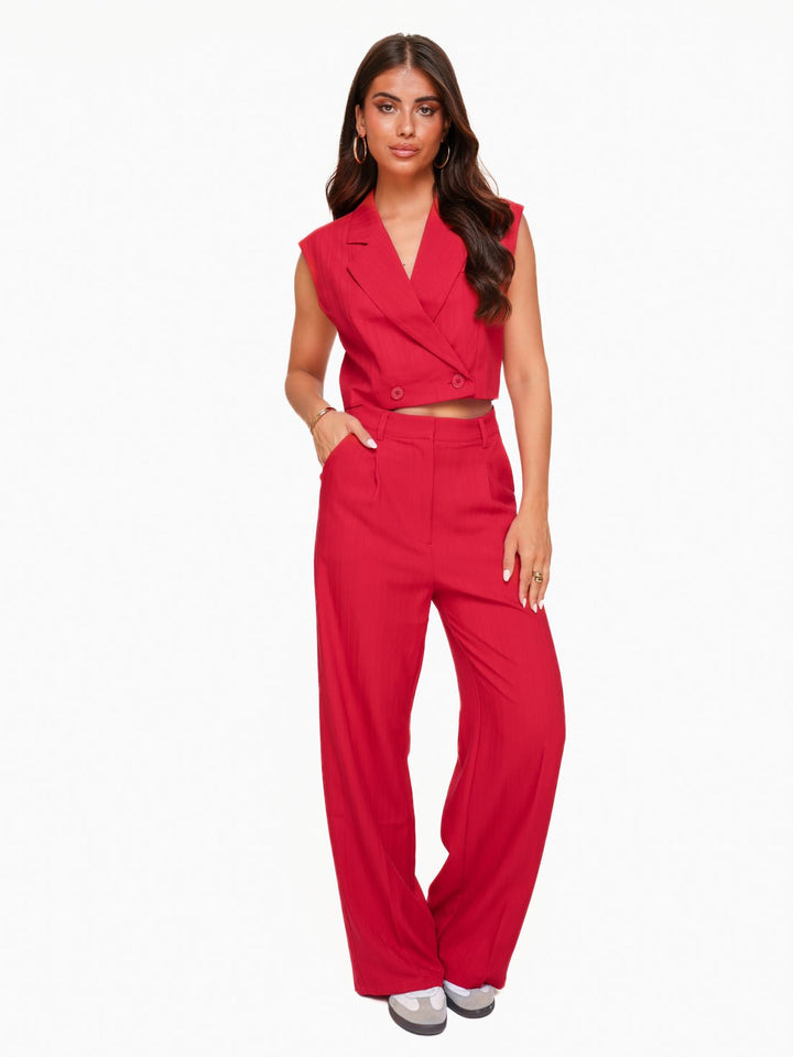 Red Wide - Pantalon