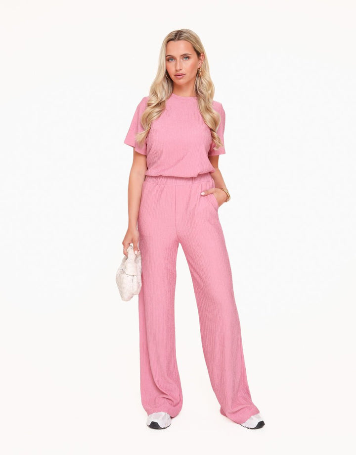 Pink Pleated - Pants