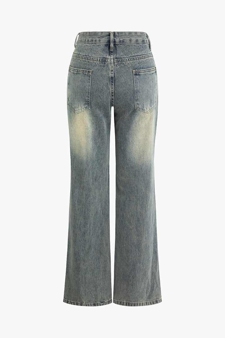 Maverick Studded Panel Jeans