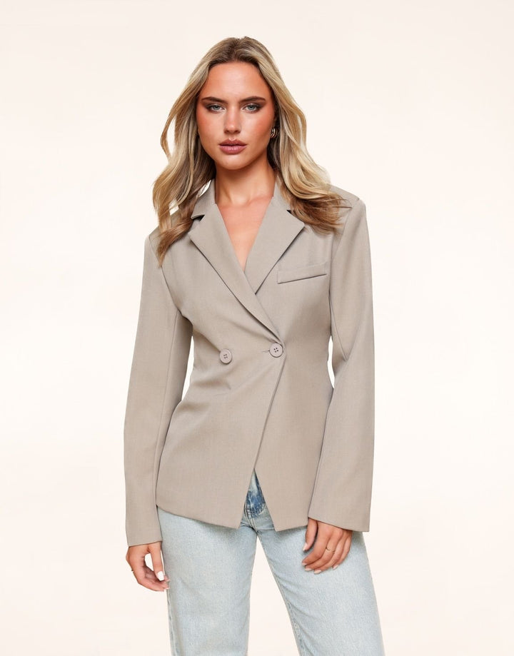 Taupe Classic Fitted - Blazer