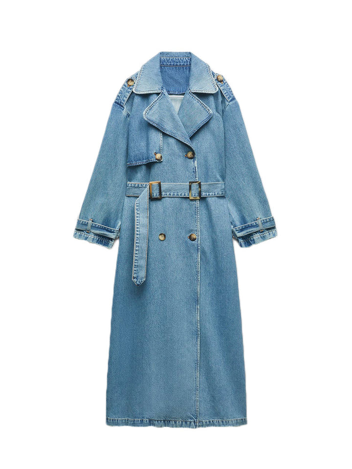 Presley Denim Trench Coat
