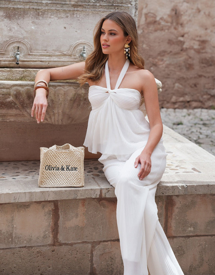 White Plisse - Top