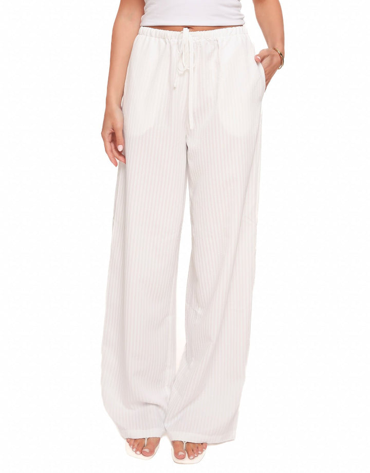 White Wide - Trousers
