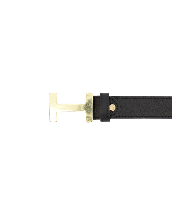 Black H - Buckle - Belt